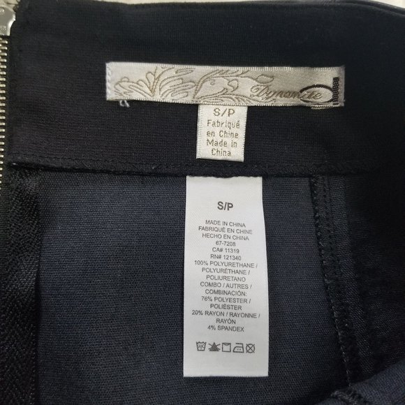 Dynamite | Black Faux Leather Mini Skirt Stretch S - Picture 2 of 6